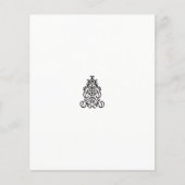 Een zwart-wit afbeelding van een ontwerp flyer (Voorkant)