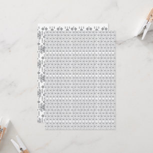 een zwart-wit patroon met een witte achtergrond kaart