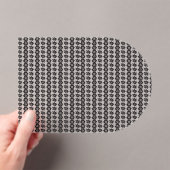 Een zwart-witte achtergrond met veel stippen acryl uitnodigingen (Insitu (Draagbaar))