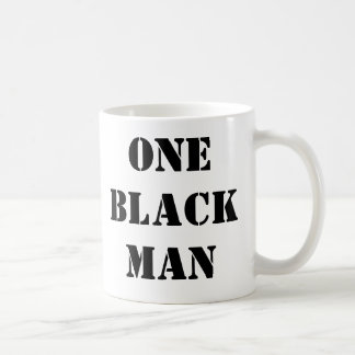 ÉÉN ZWARTE MAN Koffie-Mok Koffiemok