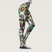 Eén zwarte oogkat leggings (Rechts)