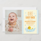 Eend 1e verjaardag kaart (Voorkant)