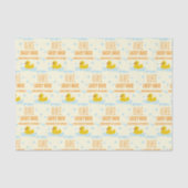 Eend 1e verjaardag tissuepapier (Voorkant)