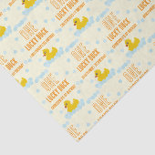 Eend 1e verjaardag tissuepapier (Detail)