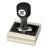  eend art deco 	rubberstempel (Stempel)