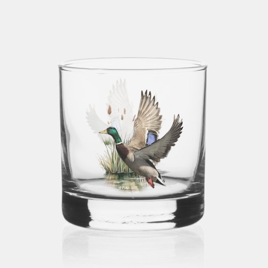 Eend, Art Whisky Glas (Voorkant)