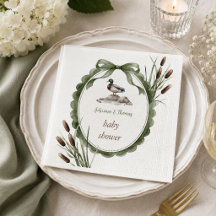 Eend Baby Shower Groen