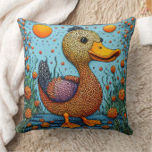 Eend Bloem Kussen Natuur Huis Decoratie (Deken)