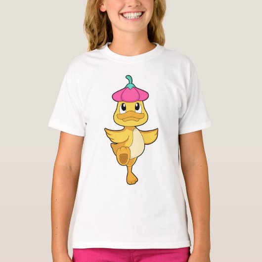 Eend Bloem T-shirt (Voorkant)