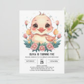 Eend Boheemse Verjaardag Kaart (Staand voorkant)