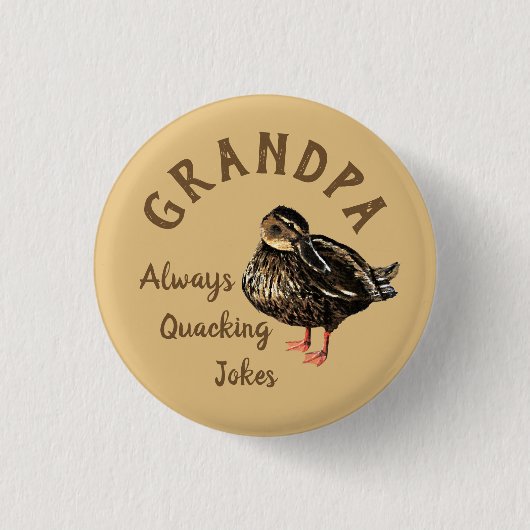eend-Button Ronde Button 3,2 Cm (Voorkant)