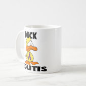 Eend colitis koffiemok (Voorkant links)