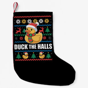 Eend De Hallen Lelijk Kerstmis Grappige Kerstman Kleine Kerstsok