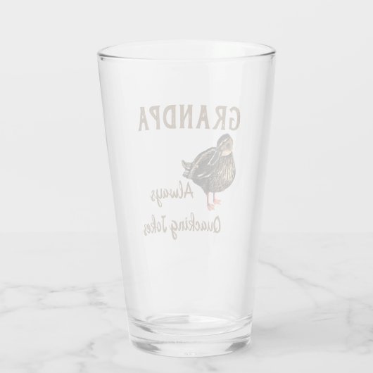 Eend Drink Glas (Achterkant)