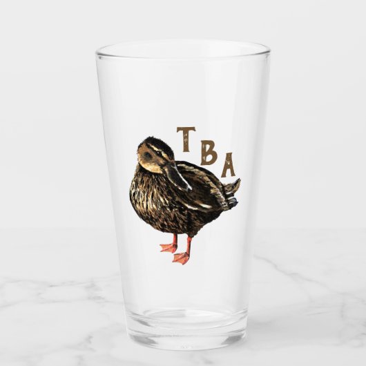 Eend Drink Glas (Voorkant)