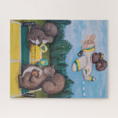 Eend Eekhoorns puzzel Legpuzzel (Horizontaal)