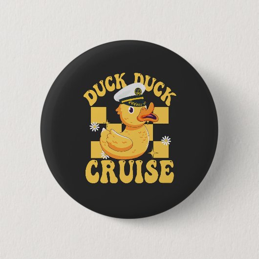 Eend Eend Cruise Grappig Familie Cruisen Matching Ronde Button 5,7 Cm (Voorkant)