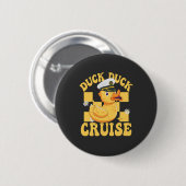 Eend Eend Cruise Grappig Familie Cruisen Matching Ronde Button 5,7 Cm (Voorkant /achterkant)