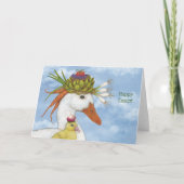 Eend en Duckling Paaskaart Kaart (Voorkant)