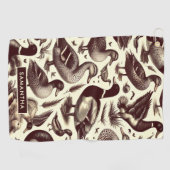 eend- en ganzenpatroon golfhanddoek (Horizontaal)