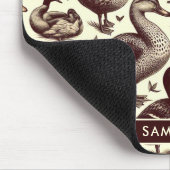  eend- en ganzenpatroon muismat (Hoek)