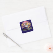 Eend eten zomerse ijssalon sticker (Envelop)