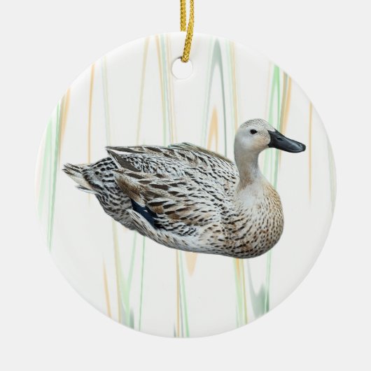Eend Foto Ornament  (Voorkant)