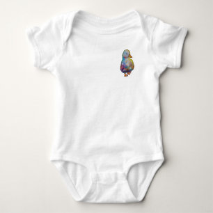 Eend genaamd Regenboog Romper