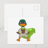 Eend Held Kabouter Briefkaart (Voorkant / Achterkant)