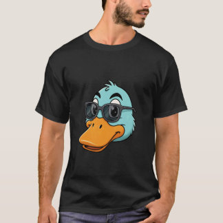Eend huisdier grappige boerderij dier koele zonneb t-shirt