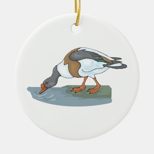 Eend Keramisch Ornament (Voorkant)
