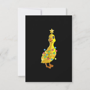 Eend Kerstboom T Lichtjes Decoratie Ster Cadeau Ke Kaart