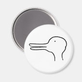 Eend Konijn - Wittgenstein Magneet (Voorkant / Achterkant)