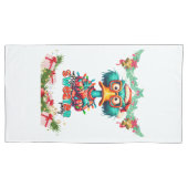 eend merry chrismast kussensloop (Voorkant-Links)