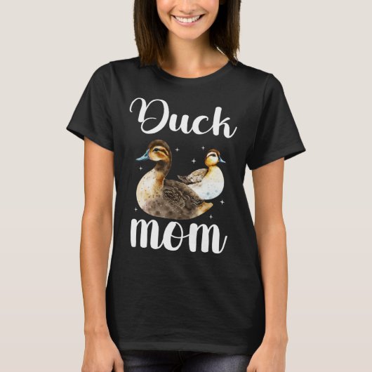 Eend Moeder Eend Eigenaar Eend Mama Eend Boer T-shirt (Voorkant)