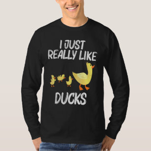 Eend ontwerpen voor mannen vrouwen boerderij eendj t-shirt