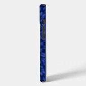 Eend op blauw met gele caleidoscoop Case-Mate iPhone case (Achterkant / Links)