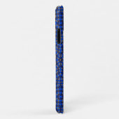 Eend op blauwe caleidoscoop... Case-Mate iPhone case (Achterkant/rechts)