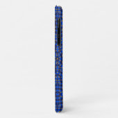 Eend op blauwe caleidoscoop... Case-Mate iPhone case (Achterkant/links)