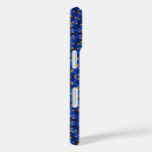 Eend op blauwe caleidoscoop... Case-Mate iPhone case (Achterkant / Rechts)