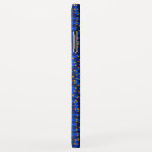 Eend op blauwe caleidoscoop... Case-Mate iPhone case (Achterkant/rechts)