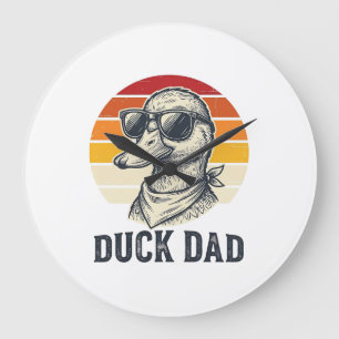 Eend Papa Vintage Eend Zonnebril Vector T-shirt De Grote Klok