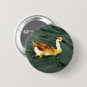 Eend Ronde Button 5,7 Cm (Voorkant /achterkant)