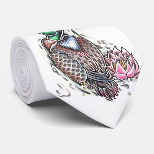 eend stropdas (Opgerold)