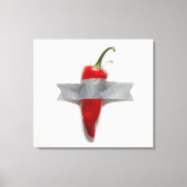 Eend-Taped Chili Canvas Afdruk (Voorkant)