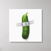 Eend-Taped Komkommer Canvas Print (Voorkant)