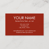 Eend Visitekaartjes - Vogel Visitekaartje (Achterkant)