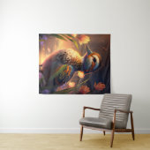 Eend Vogel Dier Portret Schilderij Wildlife Ponds Wandkleed (In Situ (horizontaal))