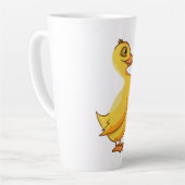 eend, vogel, eend afbeeldingen latte mok (Linkerhoek)