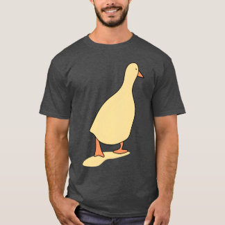 Eend vogel retro t-shirt